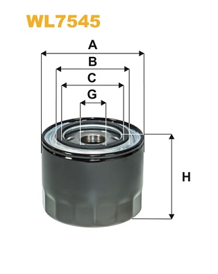Oliefilter Wix Filters WL7545