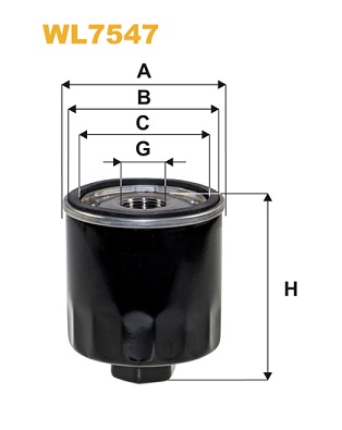 Oliefilter Wix Filters WL7547