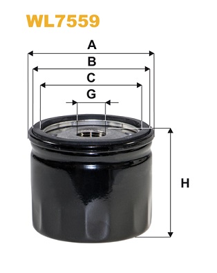 Oliefilter Wix Filters WL7559