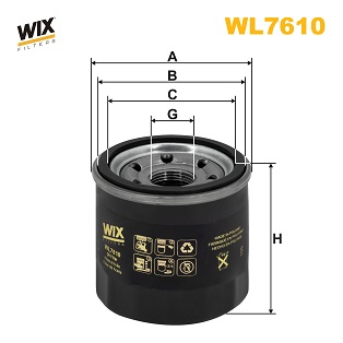 Oliefilter Wix Filters WL7610