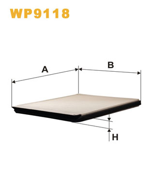 Interieurfilter Wix Filters WP9118