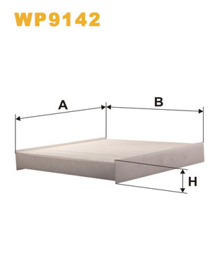 Interieurfilter Wix Filters WP9142