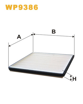 Interieurfilter Wix Filters WP9386