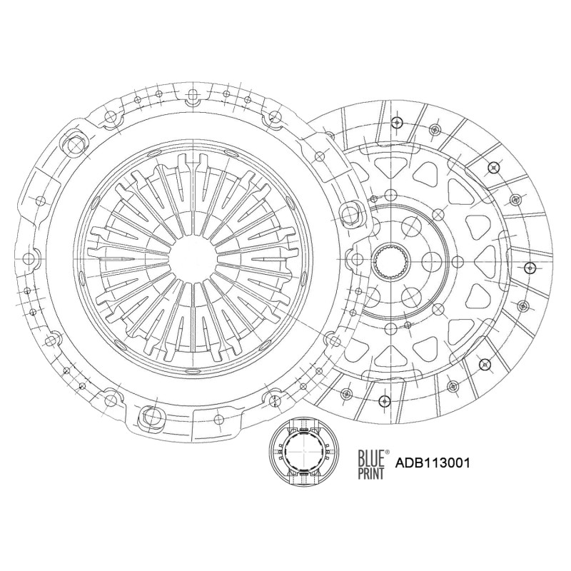 Koppelingsset Blue Print ADB113001