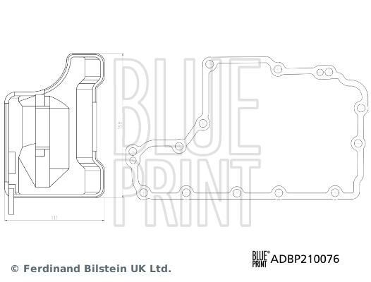 Blue Print Filter/oliezeef automaatbak ADBP210076