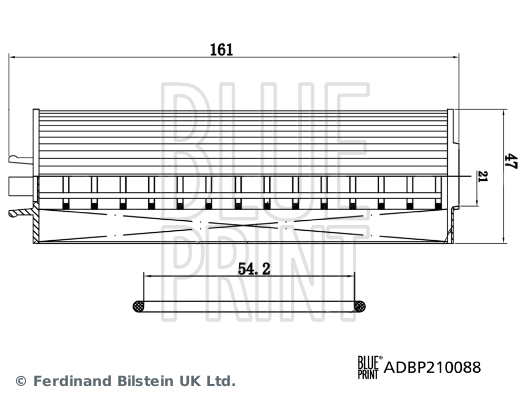 Blue Print Oliefilter ADBP210088