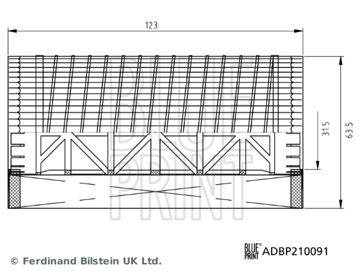 Blue Print Oliefilter ADBP210091