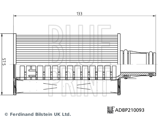 Blue Print Oliefilter ADBP210093