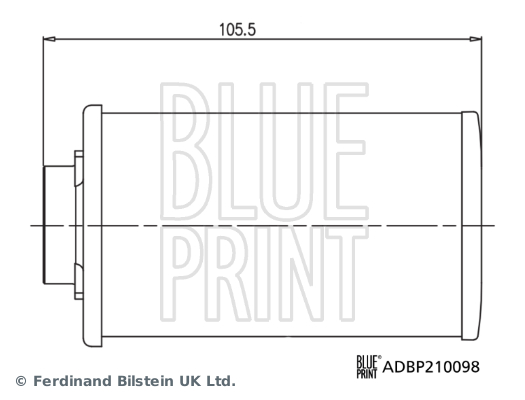 Blue Print Filter/oliezeef automaatbak ADBP210098