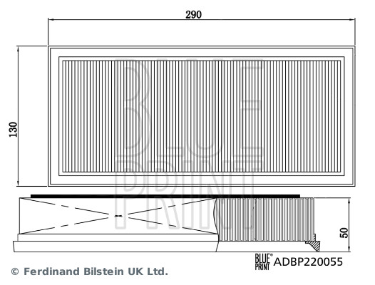 Blue Print Luchtfilterset ADBP220055