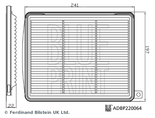 Blue Print Luchtfilter ADBP220064