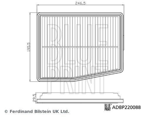 Blue Print Luchtfilter ADBP220088