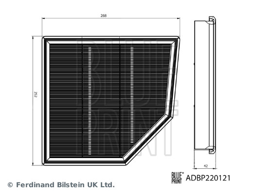 Blue Print Luchtfilter ADBP220121