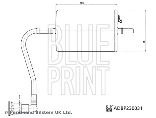 Blue Print Brandstoffilter ADBP230031