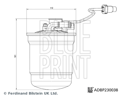 Blue Print Brandstoffilter ADBP230038