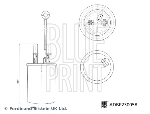 Blue Print Brandstoffilter ADBP230058