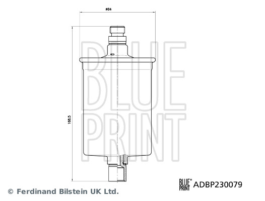 Blue Print Brandstoffilter ADBP230079