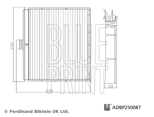Blue Print Interieurfilter ADBP250087