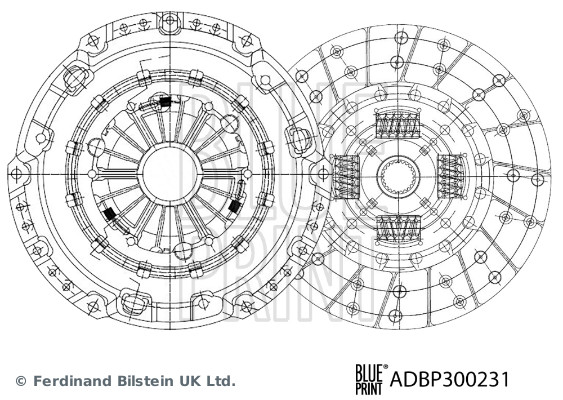 Koppelingsset Blue Print ADBP300231