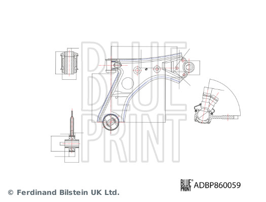 Blue Print Draagarm ADBP860059