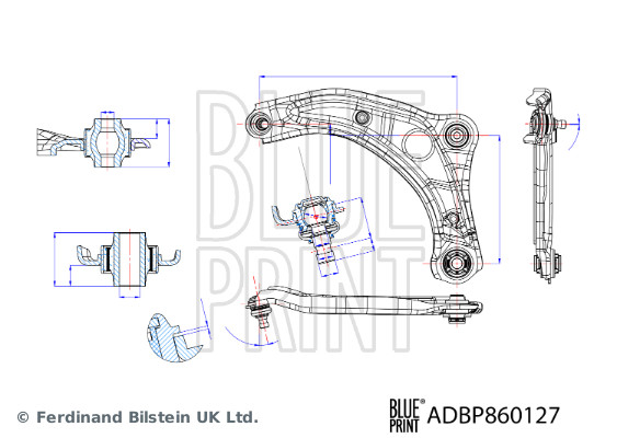 Blue Print Draagarm ADBP860127