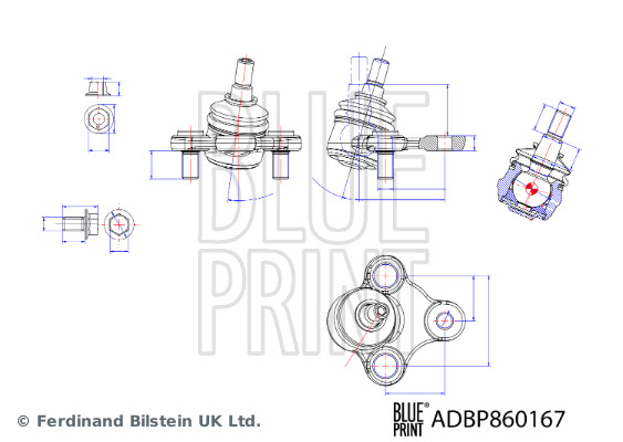 Blue Print Fuseekogel ADBP860167