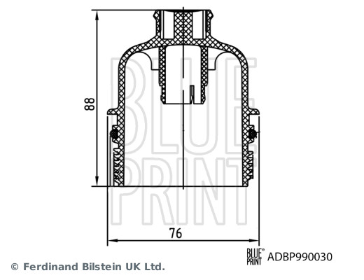 Blue Print Oliefilterhuis deksel ADBP990030