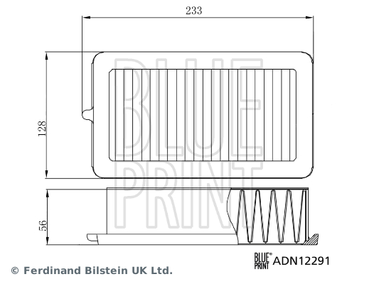 Blue Print Luchtfilter ADN12291