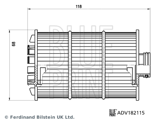 Blue Print Oliefilter ADV182115