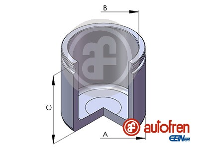 Remzadel/remklauw zuiger Autofren Seinsa D025138