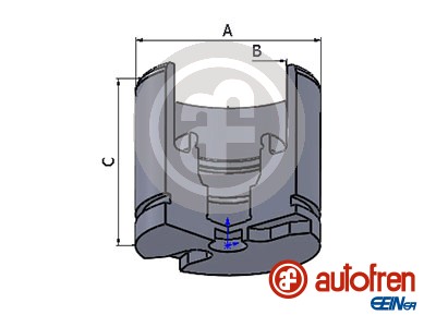 Remzadel/remklauw zuiger Autofren Seinsa D025256