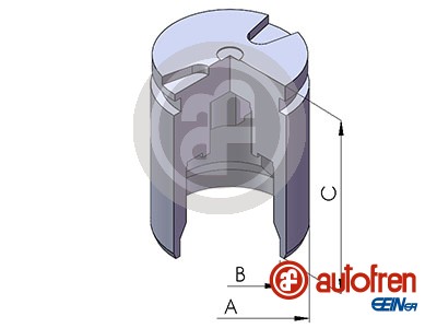 Remzadel/remklauw zuiger Autofren Seinsa D025267