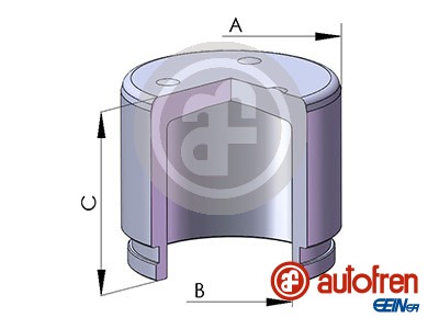 Remzadel/remklauw zuiger Autofren Seinsa D025269
