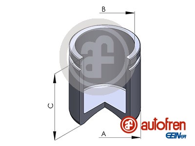 Remzadel/remklauw zuiger Autofren Seinsa D025353