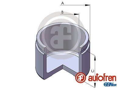 Remzadel/remklauw zuiger Autofren Seinsa D025361