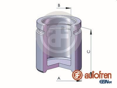 Remzadel/remklauw zuiger Autofren Seinsa D025382