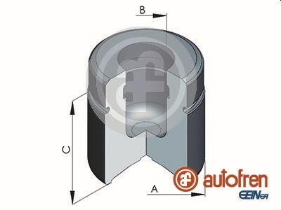 Remzadel/remklauw zuiger Autofren Seinsa D025386