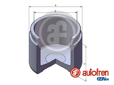 Remzadel/remklauw zuiger Autofren Seinsa D025393