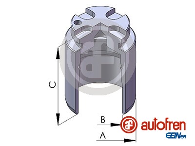 Remzadel/remklauw zuiger Autofren Seinsa D025408