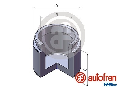 Remzadel/remklauw zuiger Autofren Seinsa D025446