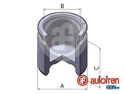 Remzadel/remklauw zuiger Autofren Seinsa D025450