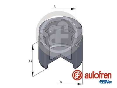 Remzadel/remklauw zuiger Autofren Seinsa D025458