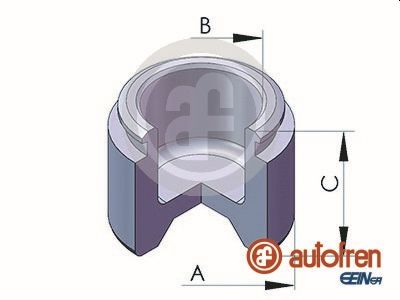 Remzadel/remklauw zuiger Autofren Seinsa D025480