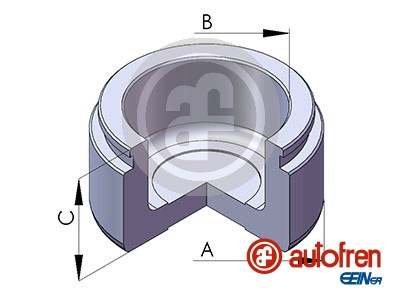 Remzadel/remklauw zuiger Autofren Seinsa D025489