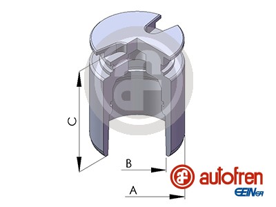 Remzadel/remklauw zuiger Autofren Seinsa D02554