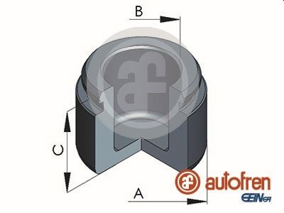 Remzadel/remklauw zuiger Autofren Seinsa D025613