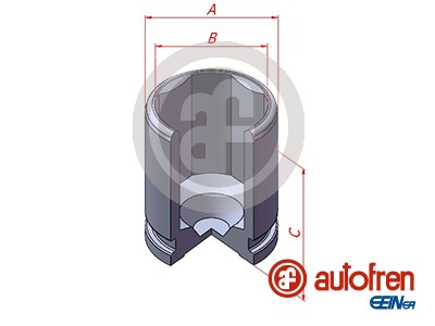 Remzadel/remklauw zuiger Autofren Seinsa D025614