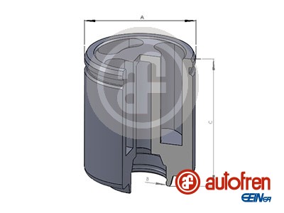 Remzadel/remklauw zuiger Autofren Seinsa D025627
