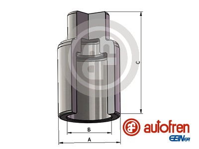 Remzadel/remklauw zuiger Autofren Seinsa D025640