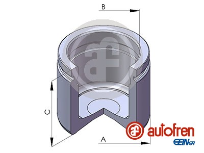 Remzadel/remklauw zuiger Autofren Seinsa D025645